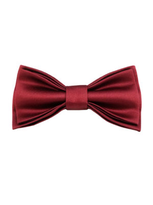 Burgundy Double Bow-Tie